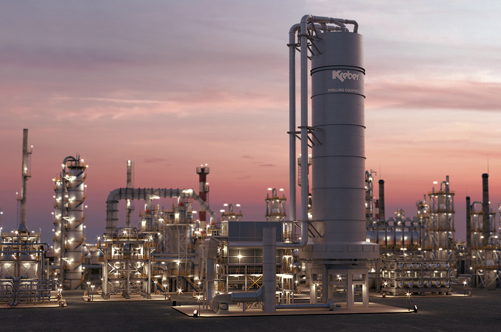 Full package prilling equipment